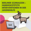 Teaserbild Berliner Schnauzen mit Text "Berliner Schnauzen - Hundegestützte Interventionen in der Jugendhilfe